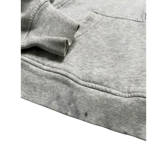 Lululemon Oversized 1/2 Zip Cropped Scuba Hoodie in Gray - size M/L - Picture 6 of 10